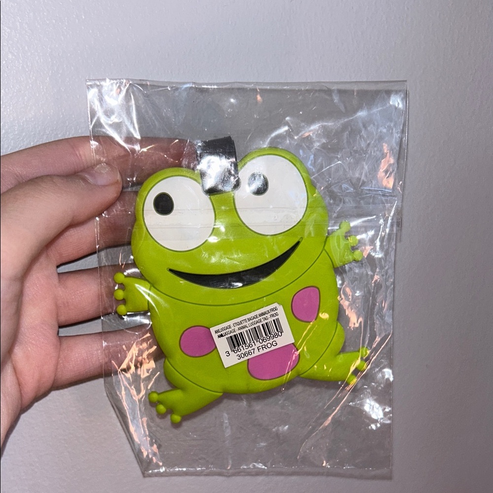 Frog Luggage Tag